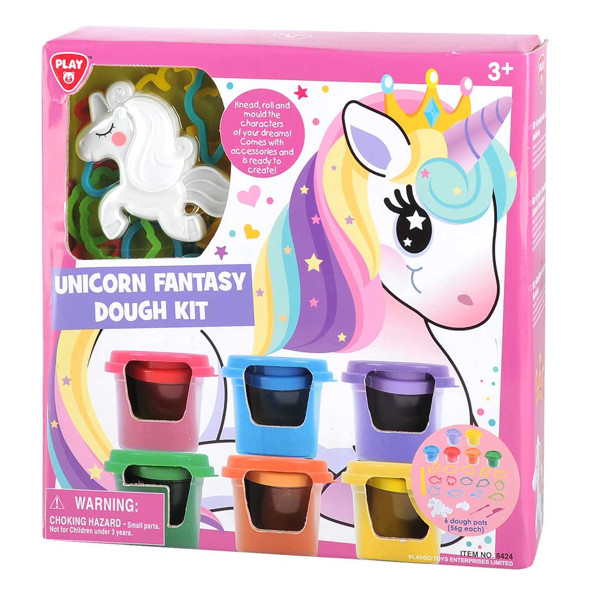 Playgo ของเล่นพัฒนาการ ชุดโดว์ ยูนิคอร์นแฟนตาซี (6 x 2 ออนซ์)(PG-8424)
