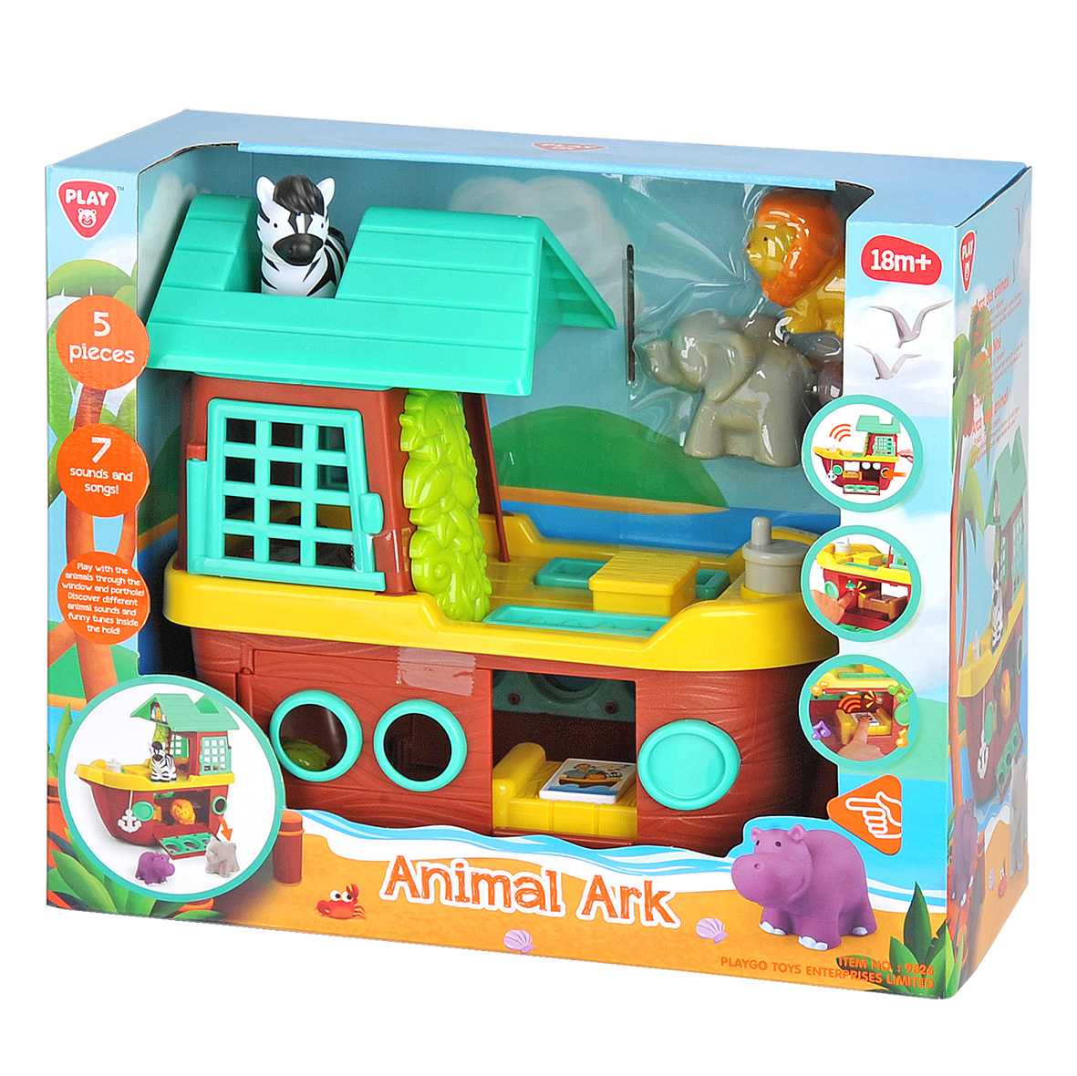 Playgo ของเล่นพัฒนาการ เรือโนอาห์ อาร์ค(PG-9826)