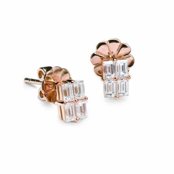 Jewellista ต่างหู Robin เงินแท้ ประดับพลอย Zirconia