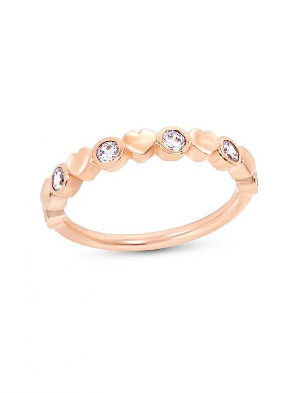 Jewellista แหวน Claire เงินแท้ 925 ประดับพลอย Zirconia