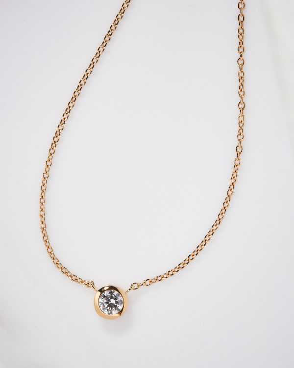 Jewellista จี้พร้อมสร้อย Sammy เงินแท้ 925 ประดับพลอย Zirconia