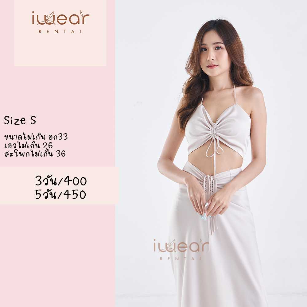 Selena Dress สีเทา Size S  Fabriqueco