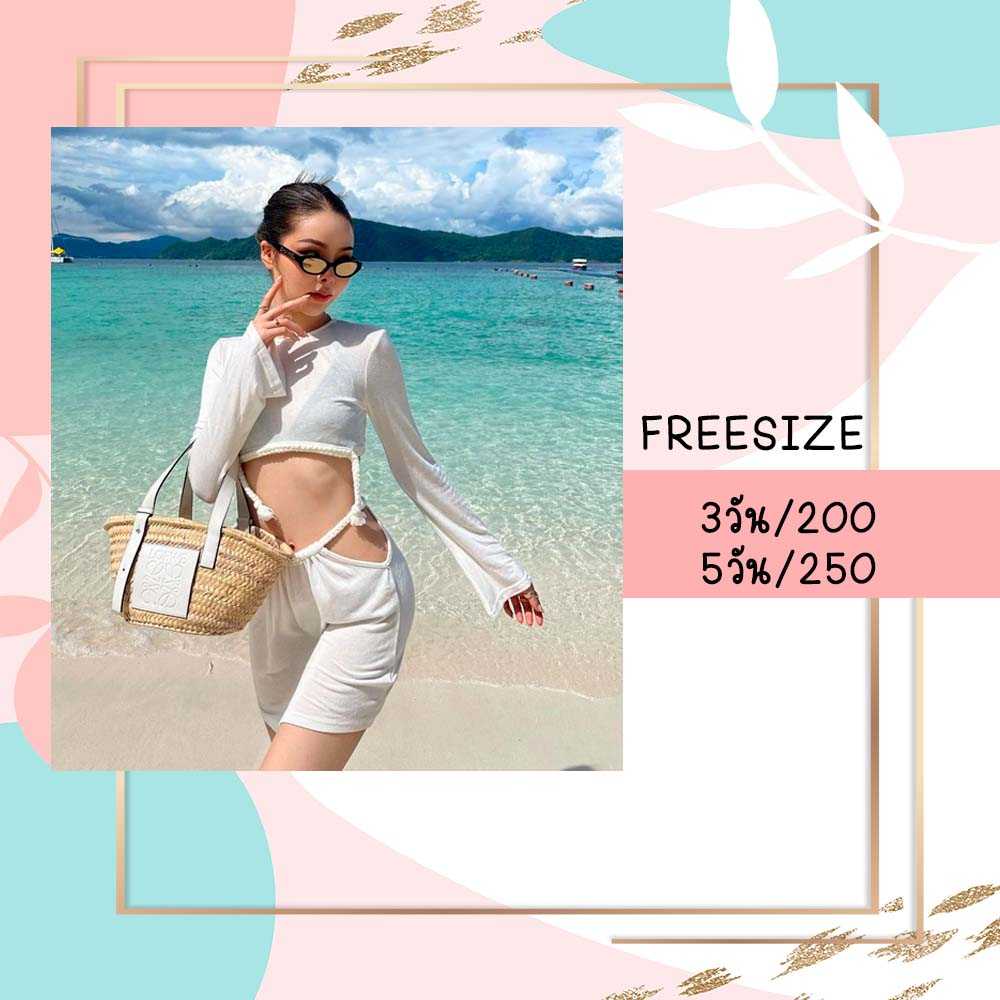 Beach White สีขาว Freesize / Lemon denims