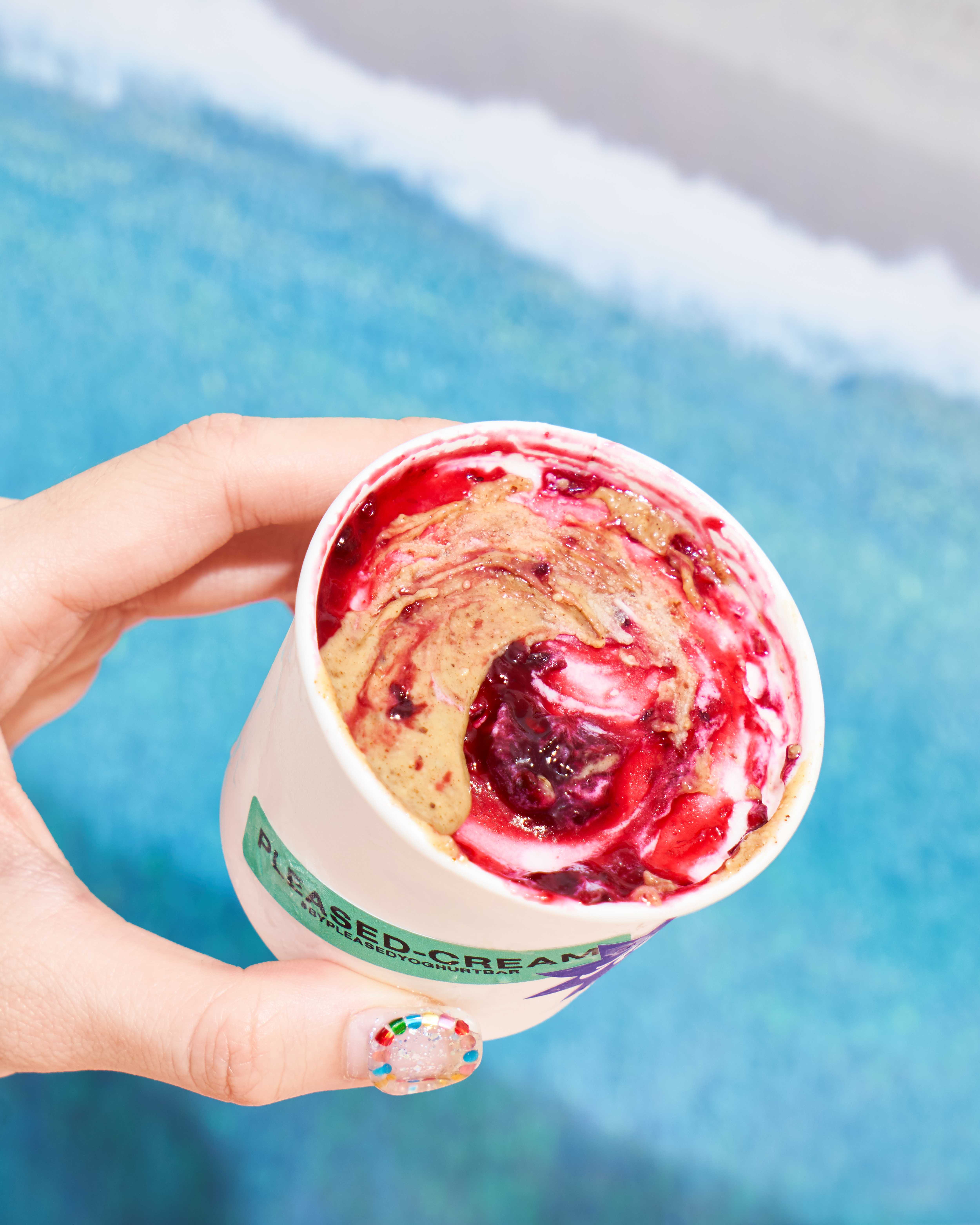 Almond Butter and Jelly Froyo (Minicup)