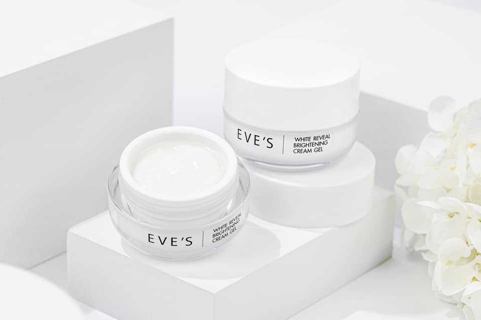 ครีมเจลอีฟส์ WHITE REVEAL BRIGHTENING CREAM GEL ผิวขาวกระจ่างใส เปล่งปลั่ง ผิวเนียนนุ่ม ชุ่มชื้น