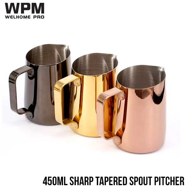 Milk Pitcher เหยือกสตีมนม ยี่ห้อ WPM ขนาด 450ml (Sharp Tapered Spout)