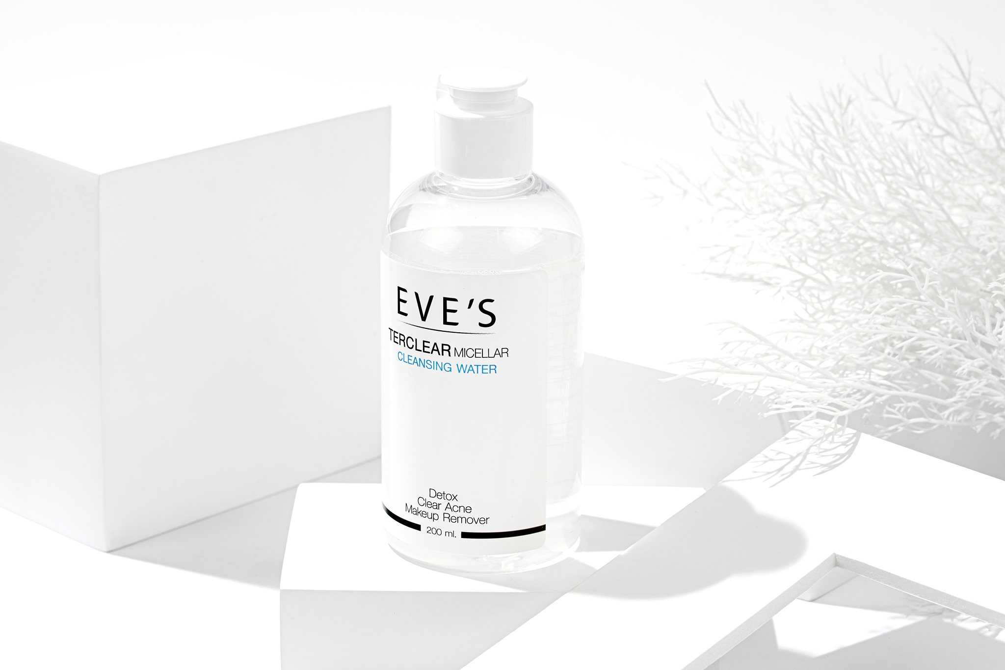 TERCLEAR MICELLAR CLEANSING WATER คลีนซิ่งช่วยละลายเครื่องสำอางค์ป้องกันสิวอุดตันได้