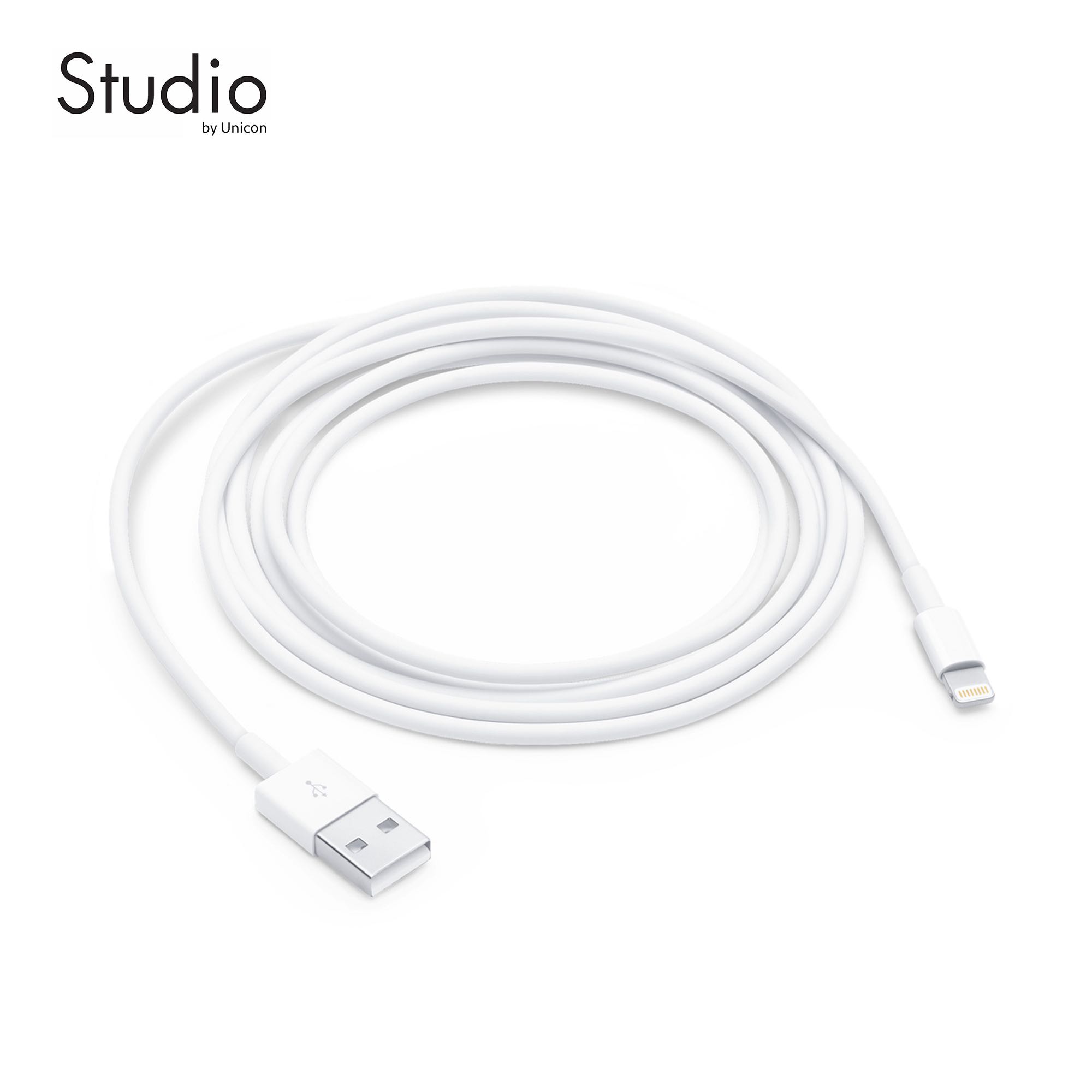 [ แท้ ] สายชาร์จไอโฟน สายชาร์จ ไอโฟน ไอแพด iPhone iPad ยาว 2 เมตร Lightning to USB Cable (2m) แท้