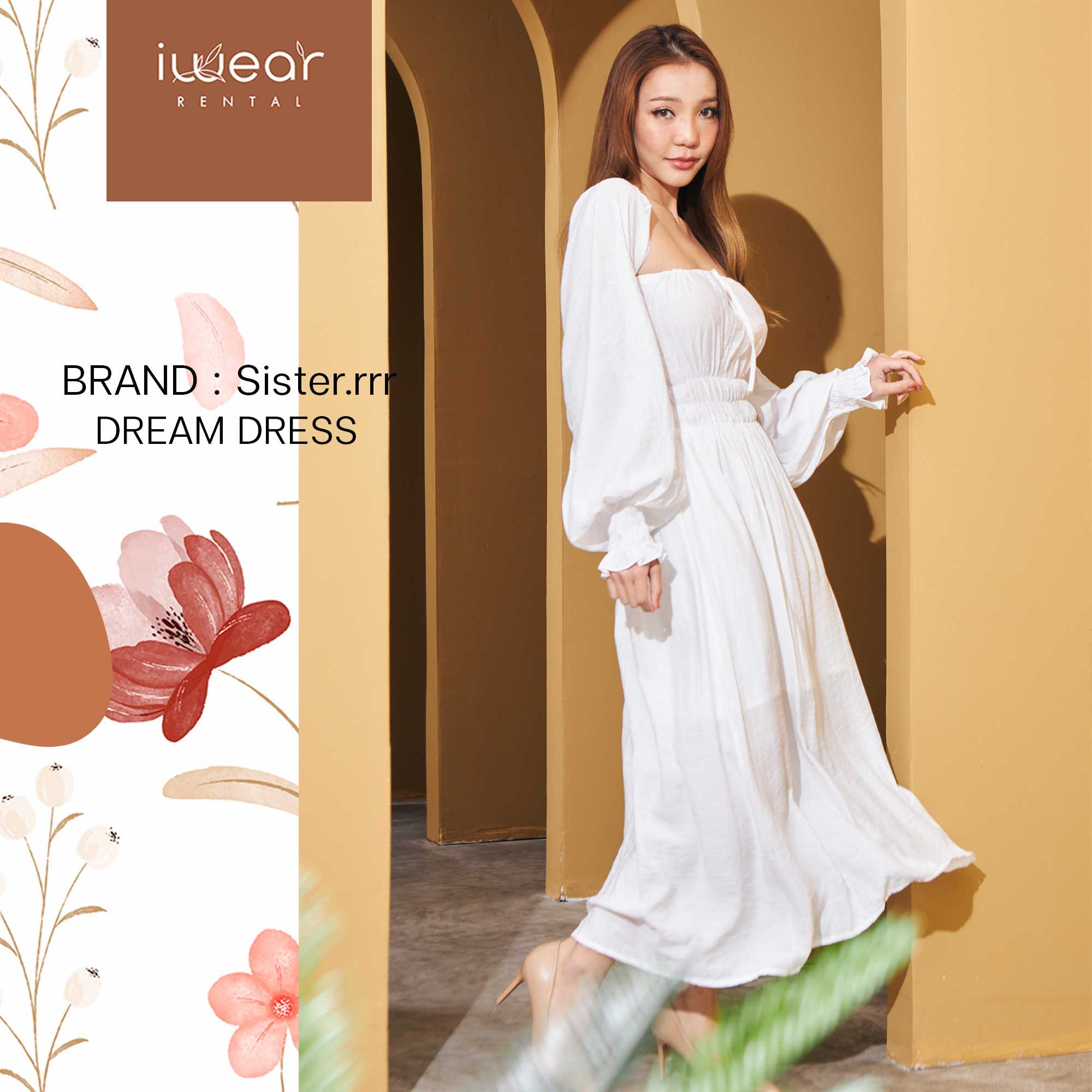 DREAM Dress สีขาว / Freesize Sisterrrr