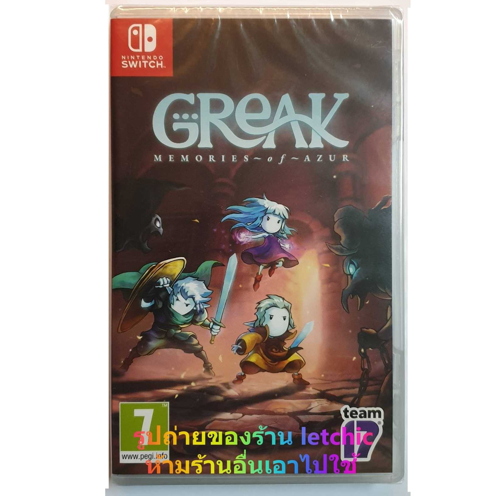 GREAK: MEMORIES OF AZUR for Nintendo Switch ภาษาอังกฤษ แผ่นใหม่ในซีล ปกตรงตามรูป
