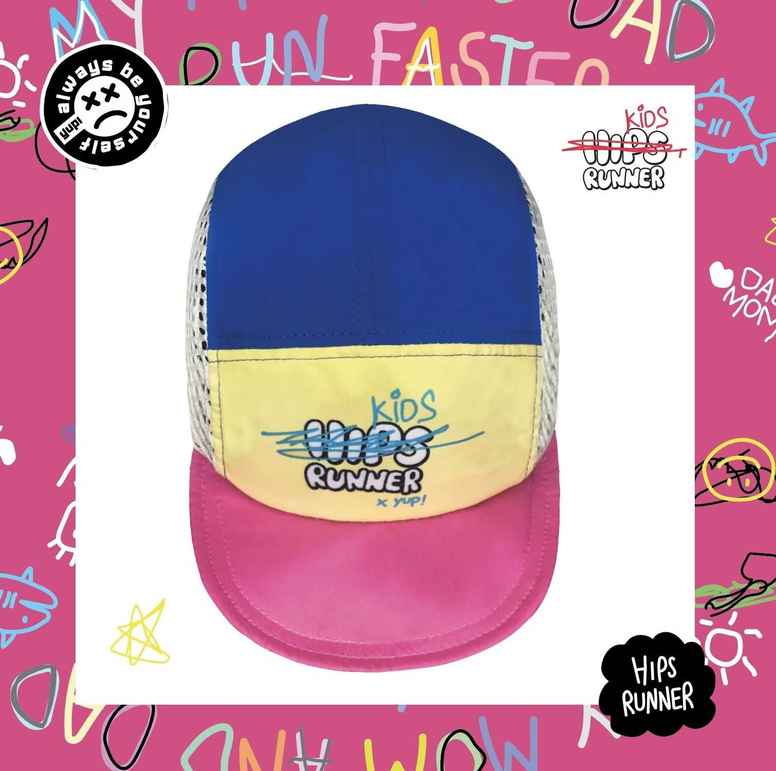 Yup! x Hipsrunner Kids Pink Blue