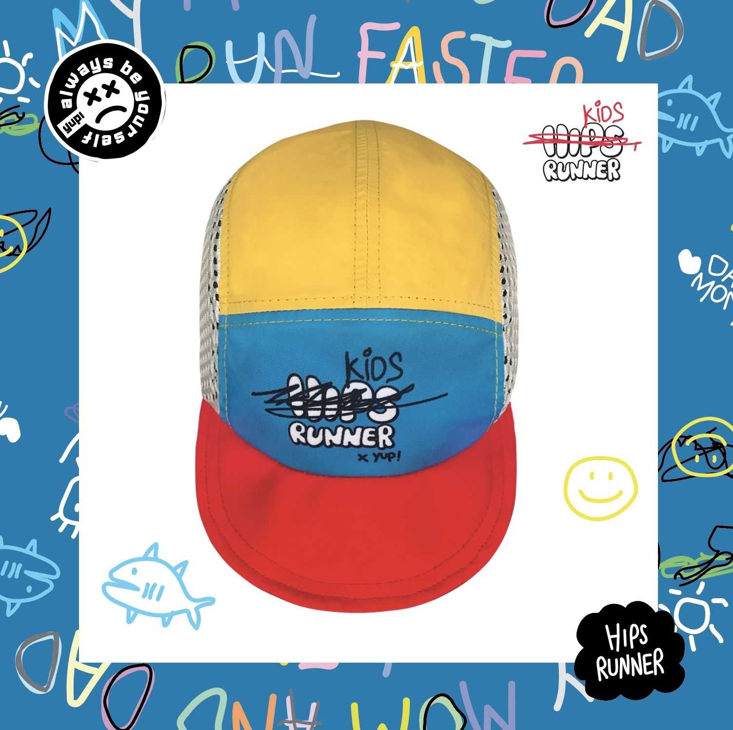 Yup! x Hipsrunner Kids Red Yellow