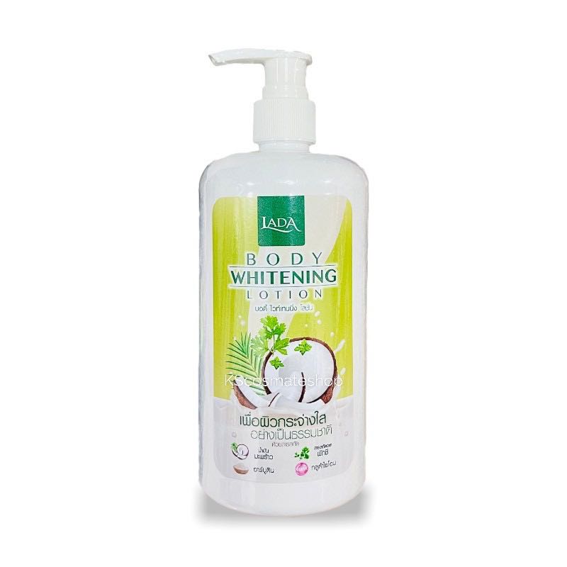 โลชั่นมะพร้าวผักชีหัวปั้ม ขวดใหญ่ขนาด 500ml.