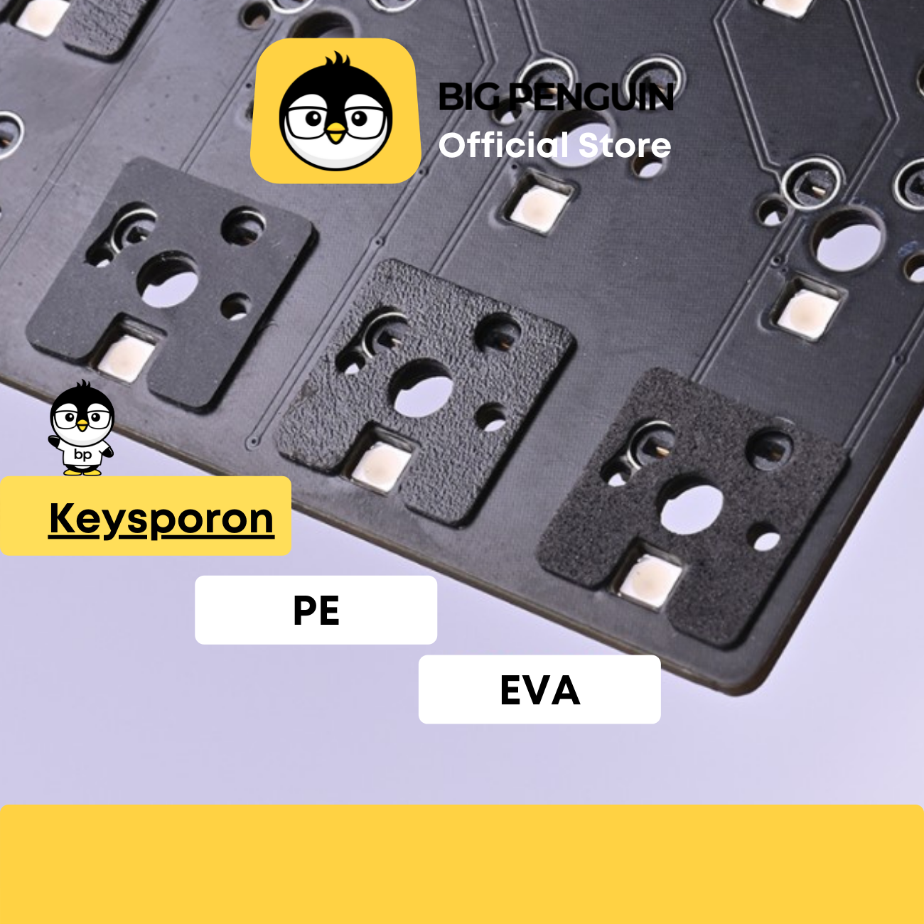 KeysPoron Sticker 120 ชิ้น Lube Switch ลูป mechanical Keyboard Hotswap