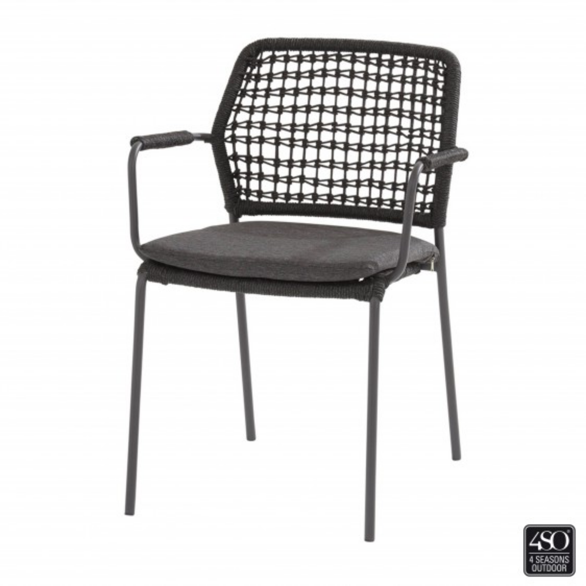 91122 BARISTA STACKING CHAIR ANTHRACITE
