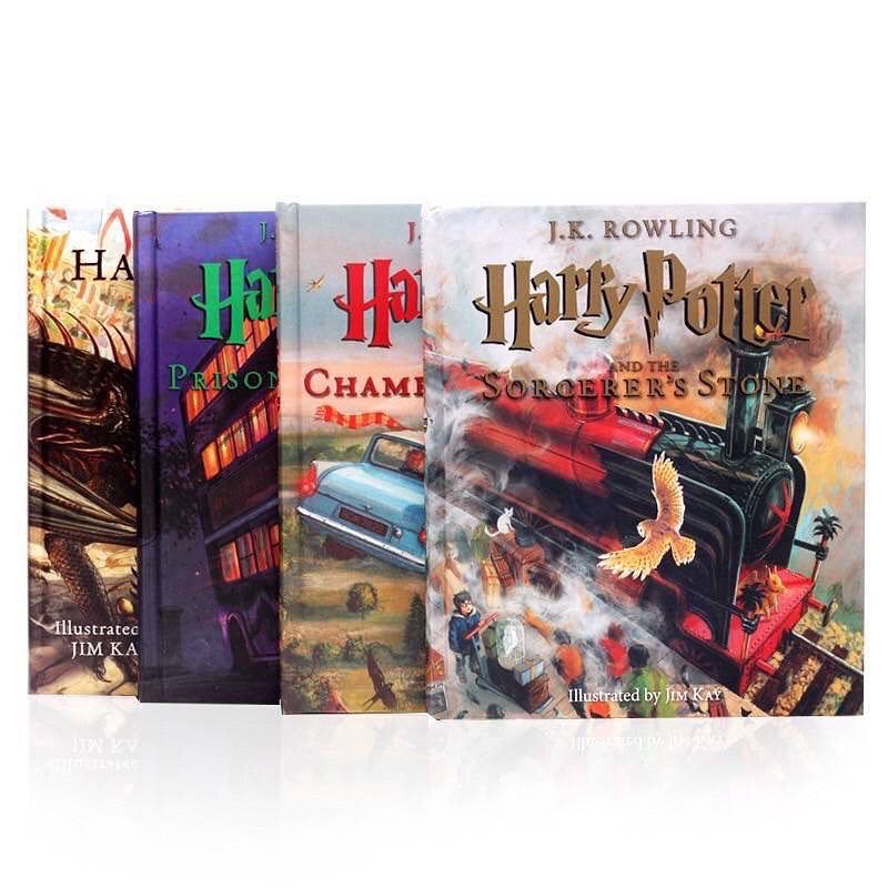 เซตหนังสือ Harry potter ภาพสี 4 เล่ม