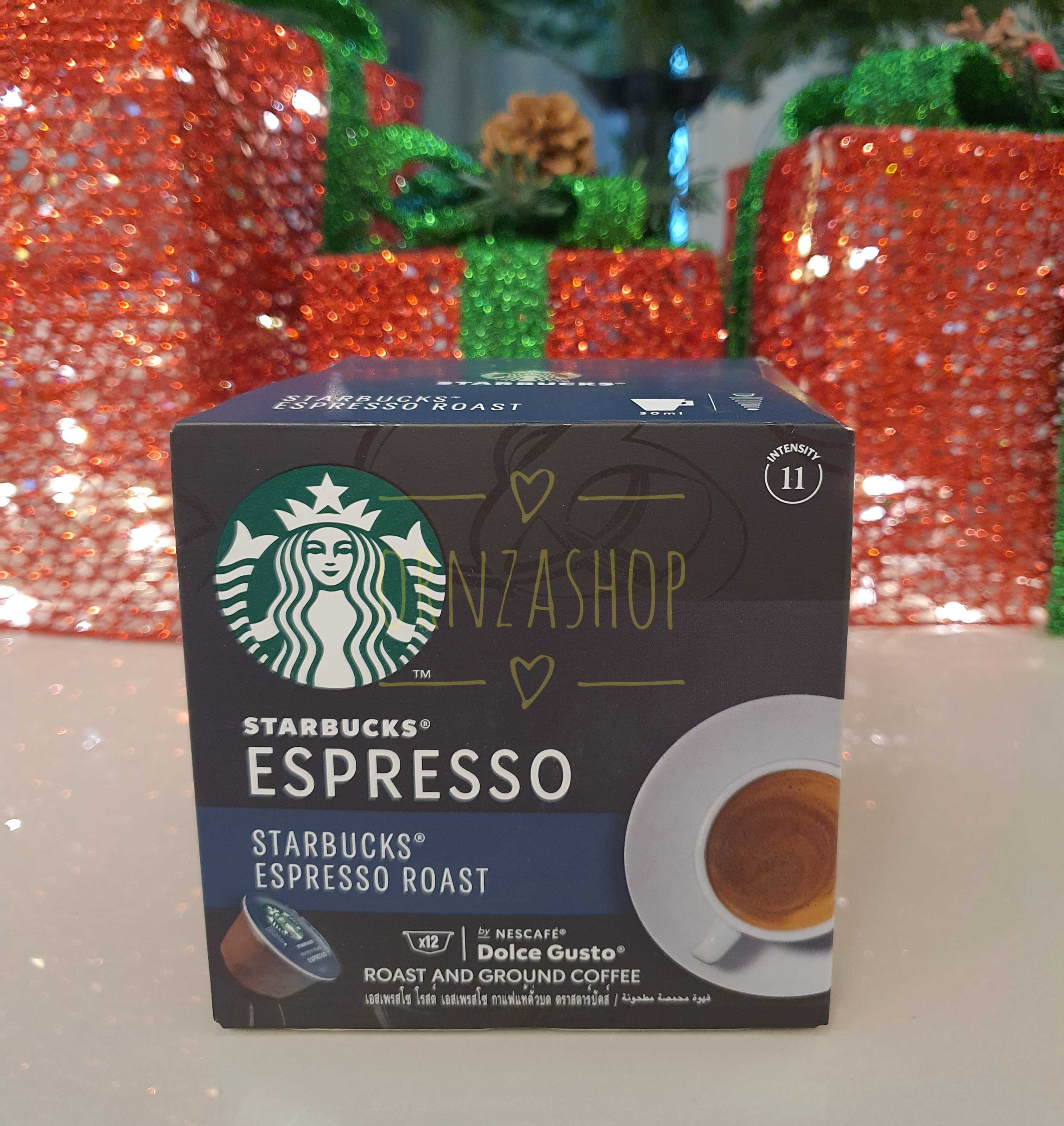 STARBUCKS® ESPRESSO ROAST intensity 11 กาแฟแคปซูลสำหรับเครื่องชงกาแฟ Dolce Gusto