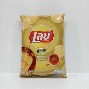 เลย์ ร็อค  แผ่นหยัก รสหมึกย่าง  ฮอตชิลลี่ 48 กรัม 8850718803569 (06)