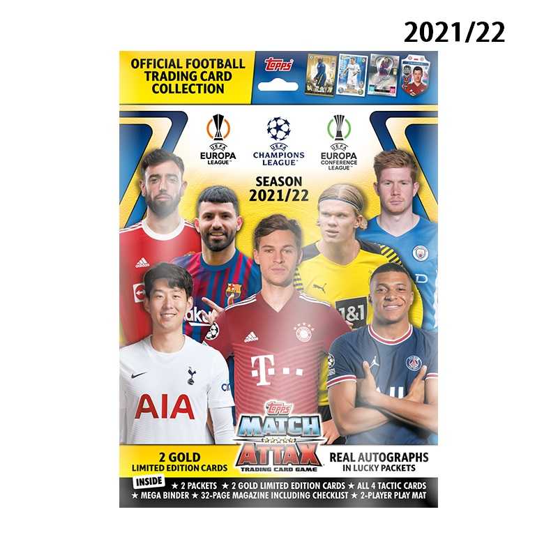 Match Attax Starter Pack 21/22 - การ์ดฟุตบอลแมตช์แอทแทค แฟ้มการ์ดสำหรับเริ่มสะสม