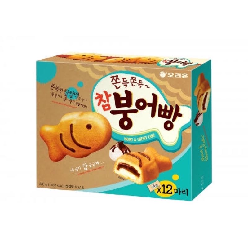 Orion Fish Chewy Cake 348g (12 pieces)
