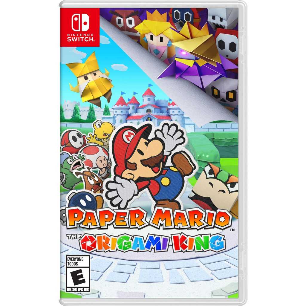 Paper Mario The Origami King for Nintendo switch ภาษาอังกฤษ แผ่นใหม่ในซีล ตรงปก