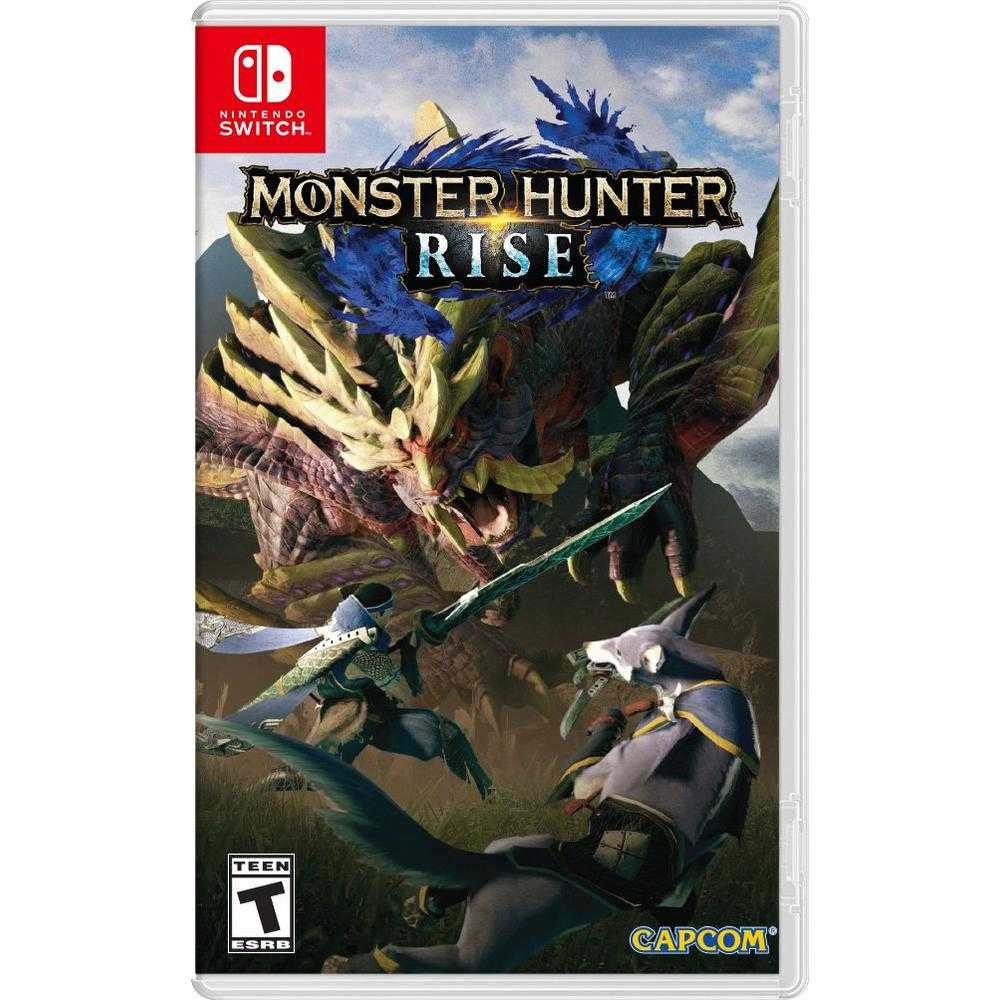 Monster Hunter Rise for Nintendo Switch แผ่นใหม่ในซีล ภาษาอังกฤษ (Z.1/US แท้) ตรงปก