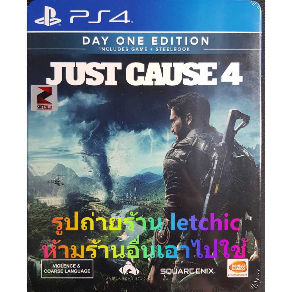 Just Cause 4 Day one Edtion for PS4 กล่องเหล็ก ชุดสะสม แผ่นใหม่ในซีล ตรงปก