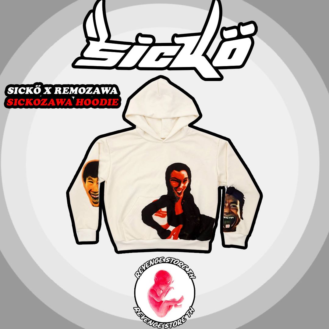Sickö Born From Pain X Remozawa Hoodie+Sweats+Hat SET