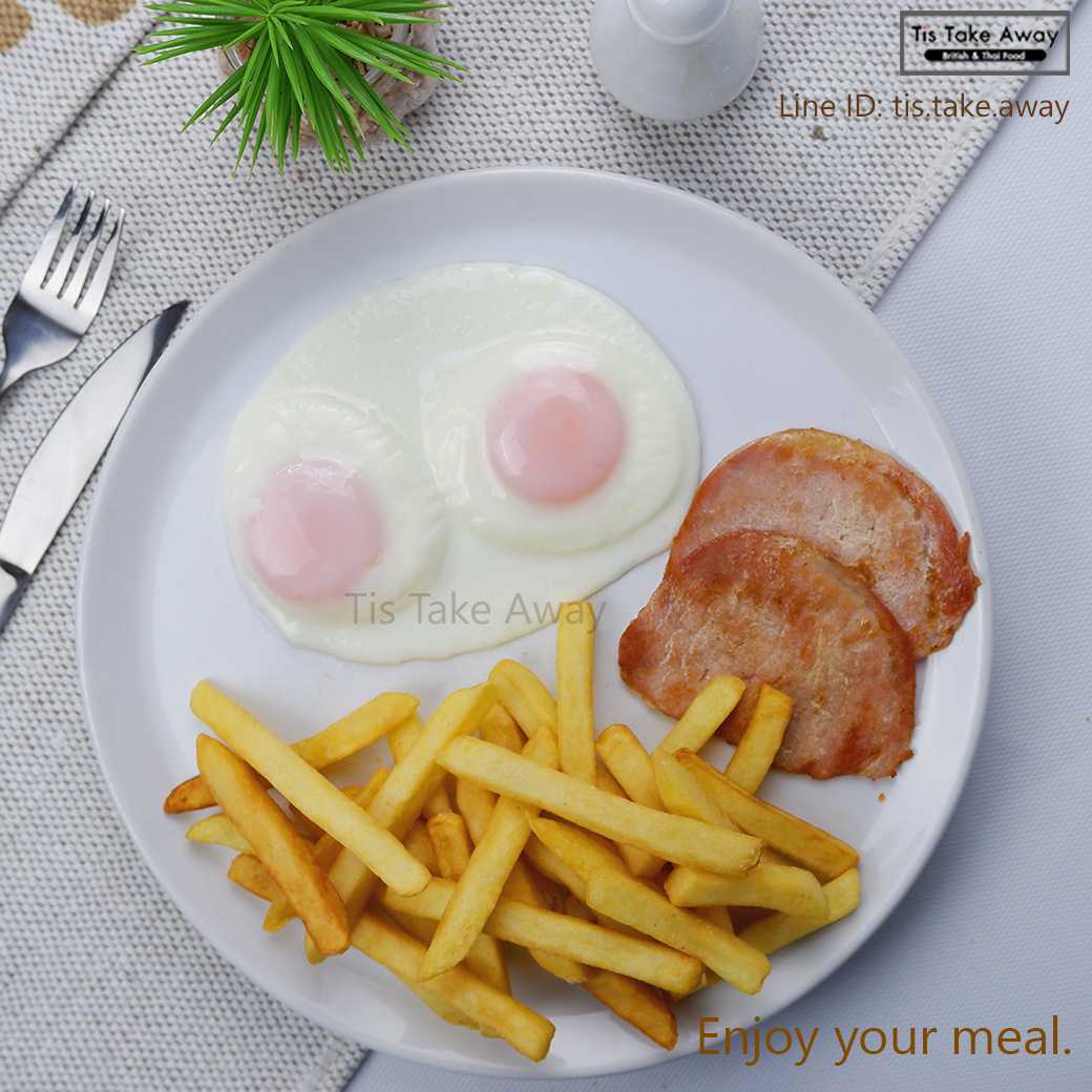 7. Eggs, Bacon & chips