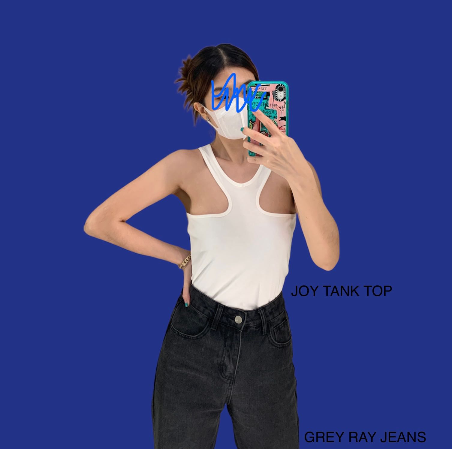 (PRE ORDER) JOY TANK TOP (2color)