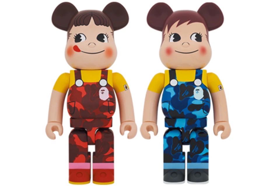 Characters Peko & Poko Released as BE@RBRICK Figures in Collaboration with BAPE 1000%
