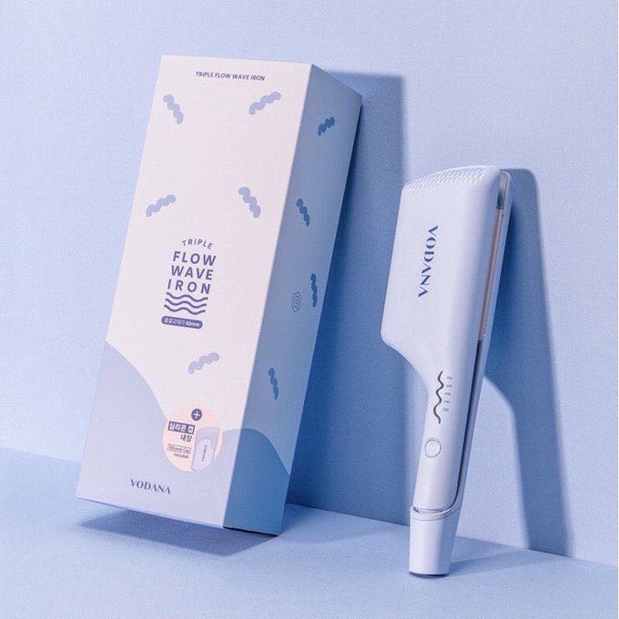 พร้อมส่ง Vodana triple flow wave Iron 