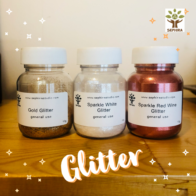 กลิตเตอร์ เกรดเครื่องสำอาง Glitter Cosmetic สำหรับผสมทำสบู่ ทำลิป ทำเรซิ่น ทำงานฝีมือ