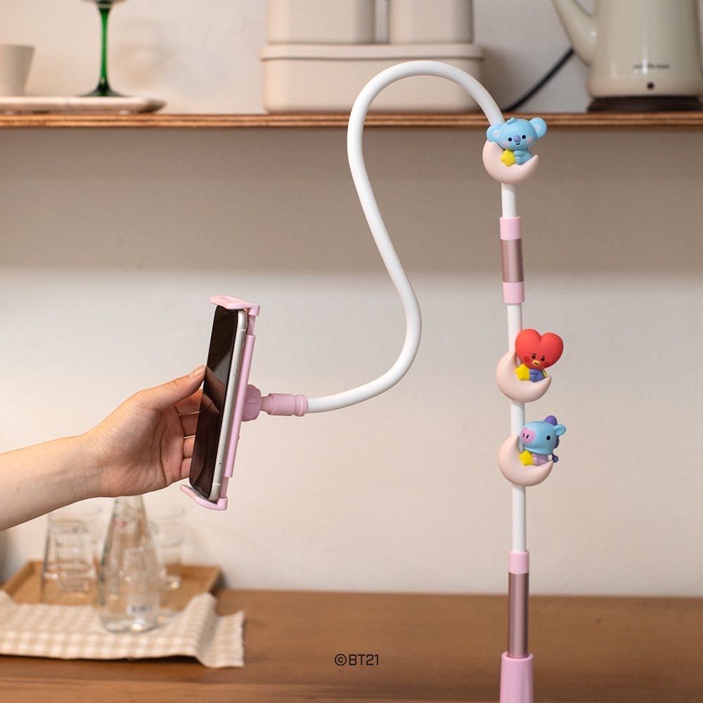 พร้อมส่ง🎉 ขาตั้ง/ที่ยึด/จับมือถือ Baby BT21 Goose neck  Mobile Holder ของแท้100% 
