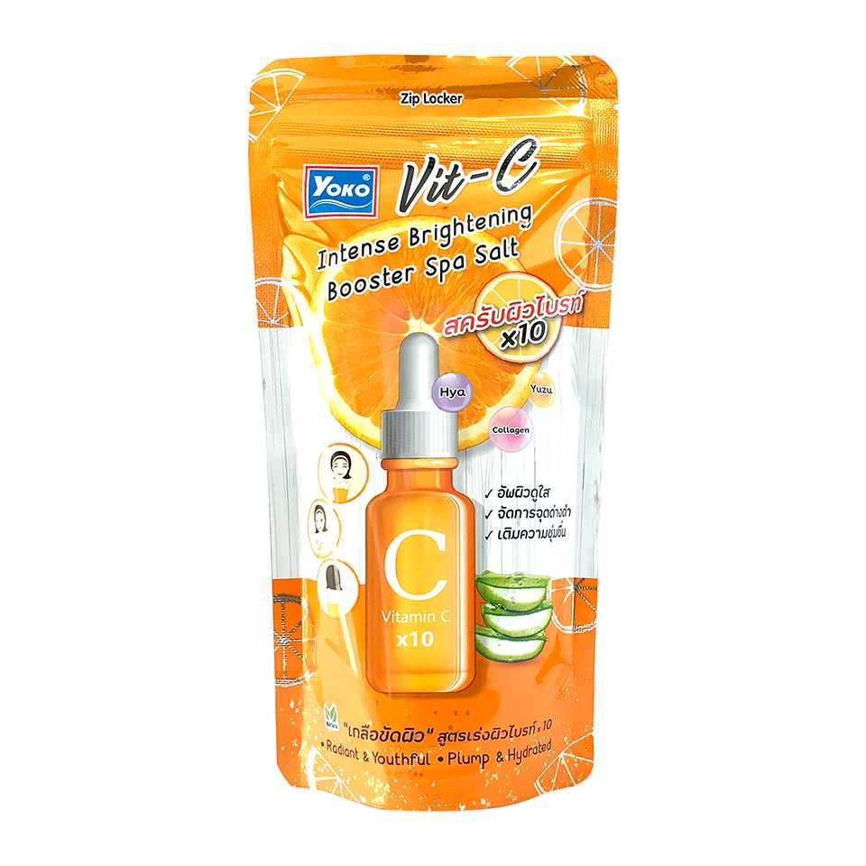 Yoko โยโกะ วิต-ซี อินเทนส์ ไบรท์เทนนิ่ง บูสเตอร์ สปา ซอลท์  300g
