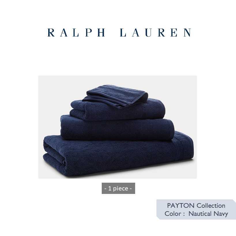 R8BPAYNAV  ผ้าขนหนูเช็ดตัว  รุ่น PAYTON   สี NAUTICAL NAVY