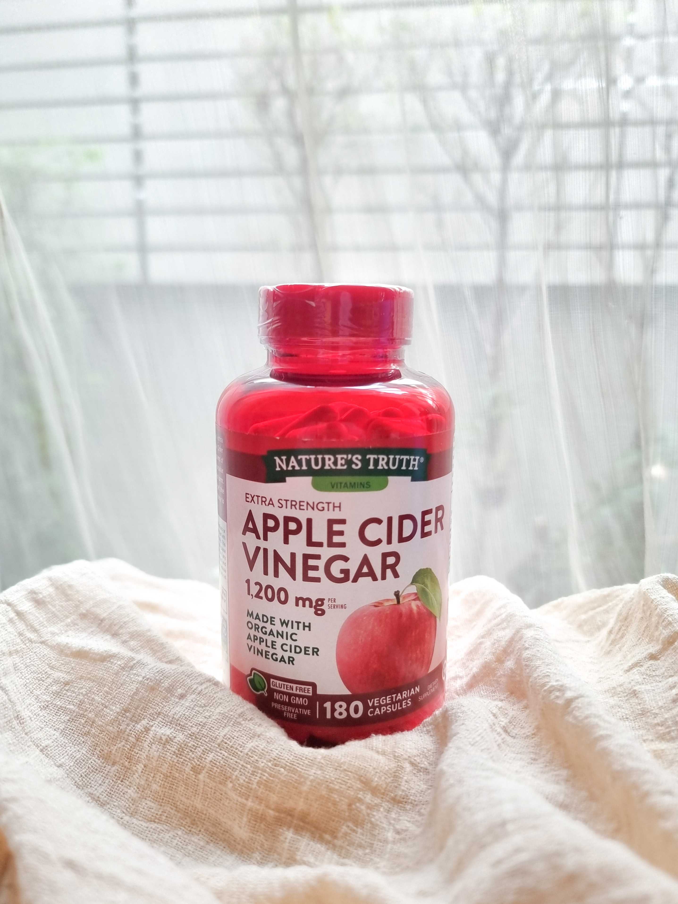 💥พร้อมส่ง💥Nature's Truth Apple Cider Vinegar 1,200 mg 180 เม็ด พร้อมส่งจากไทย