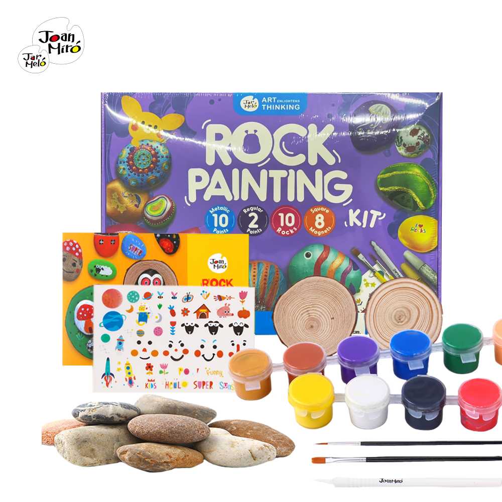 ชุดกิจกรรมสําหรับระบายสีลงบนหิน  Joan Miro / Jar Melo Rock Painting Kit