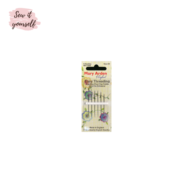 Mary Arden Easy Threading Sharp Size 4/8 ( 6 เล่ม / แพ็ค )