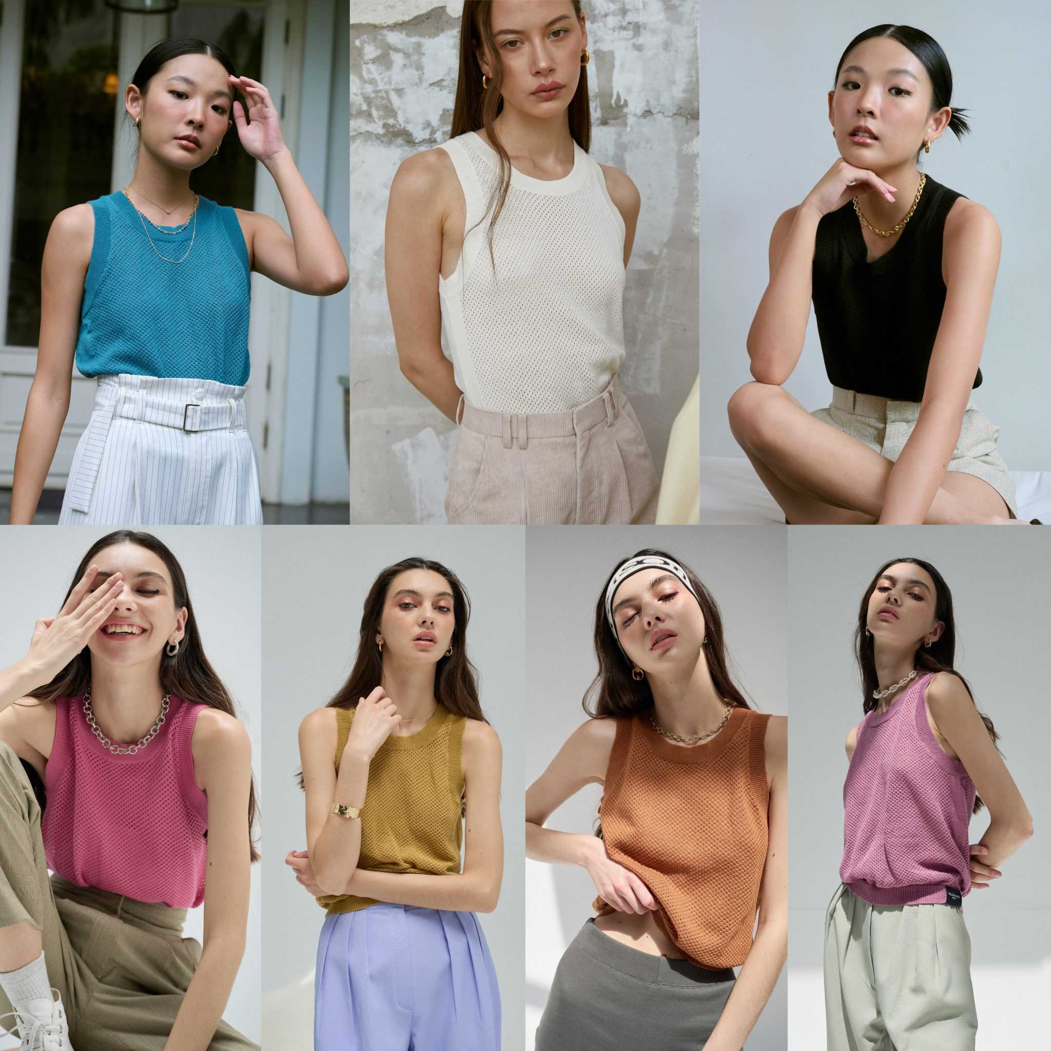 maison KEEPS | Rei Knitted Top | เสื้อไหมพรมแขนกุด | Limited ไม่ผลิตเพิ่ม