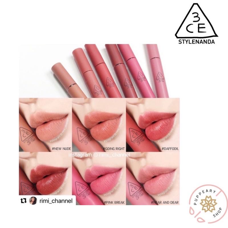 (แท้/พร้อมส่ง) 3CE VELVET LIP TINT