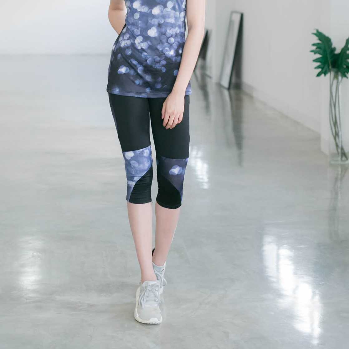 Starry Trousers กางเกงออกกำลังกาย สามส่วน