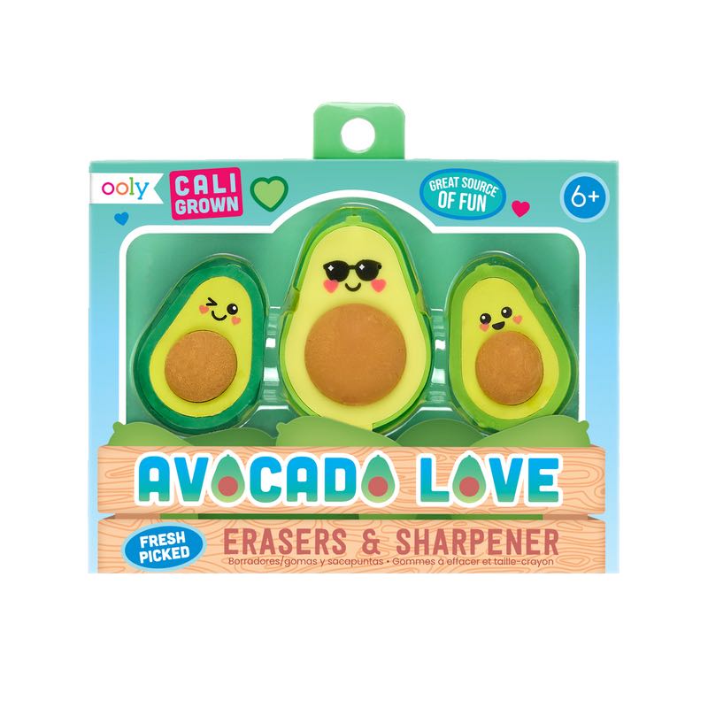 🥑 ยางลบ และ กบเหลาดินสอ 2in1  Avocado & Sharpener