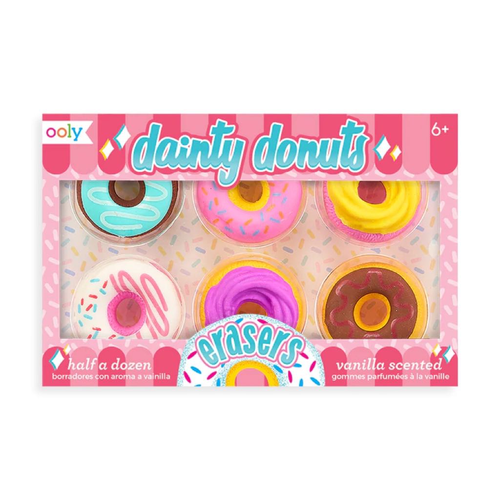 เซตยางลบ donut  : Dainty Donut Pencil Erasers