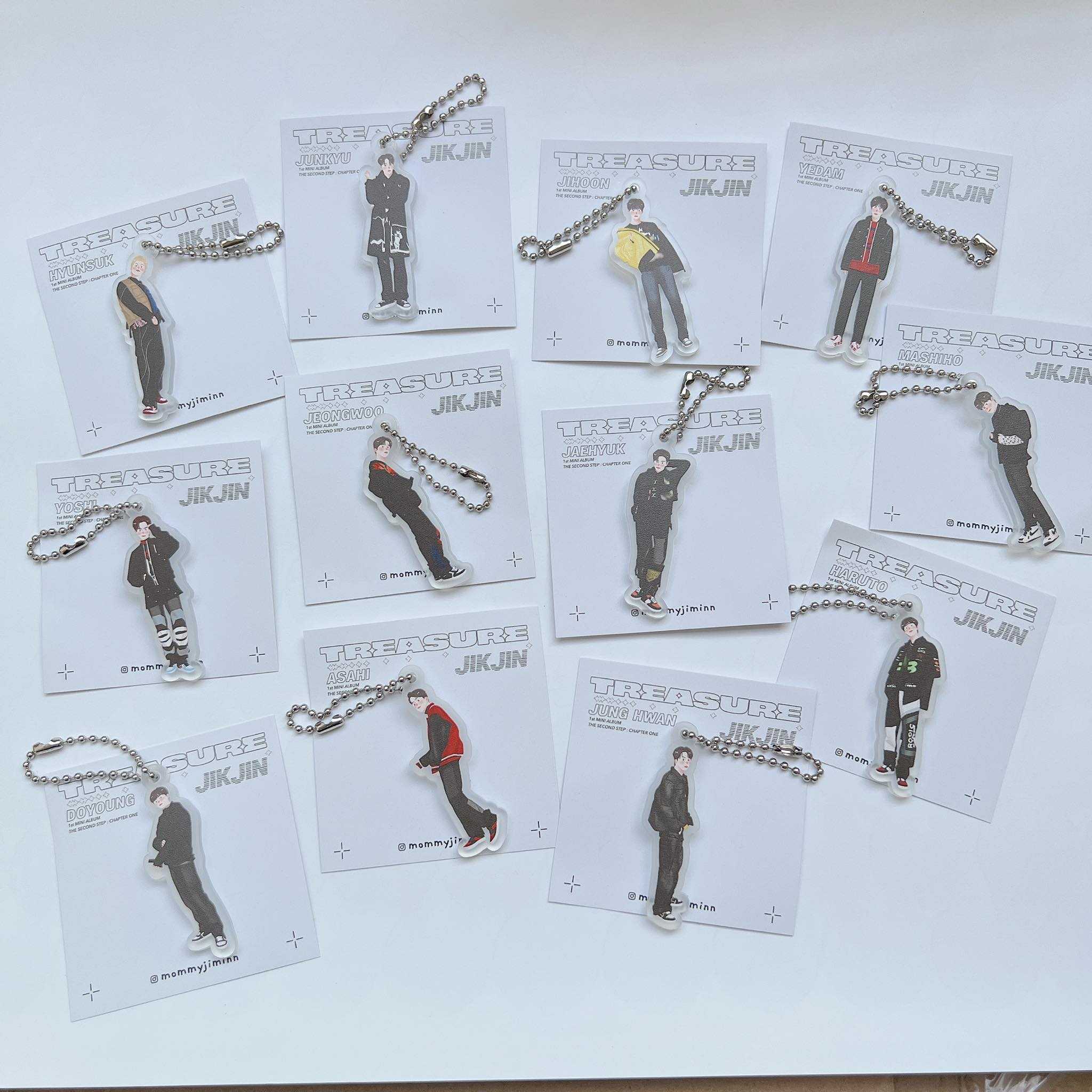 Keychain เทรเชอร์ Chapter One Black by mommyjiminn