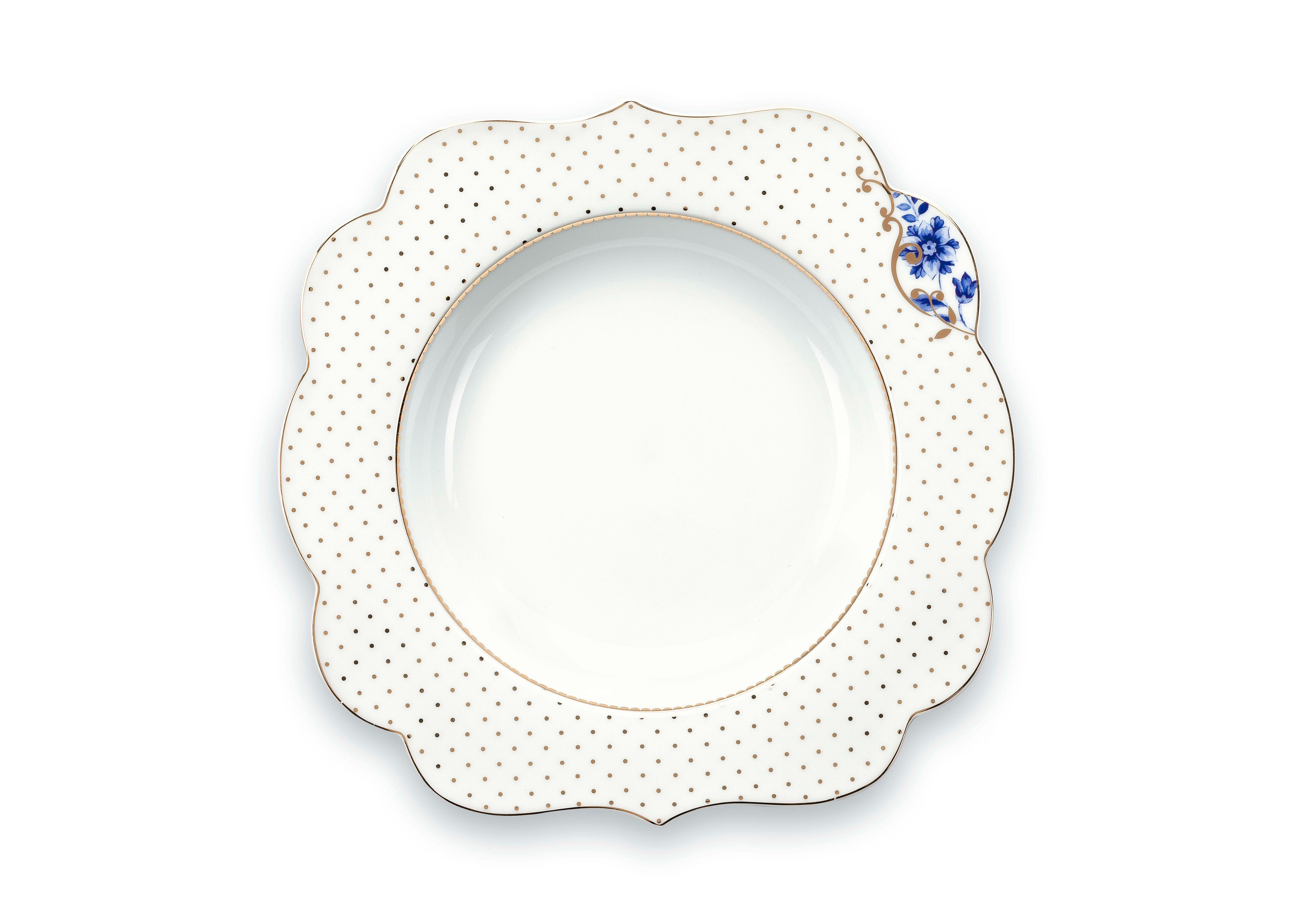 Royal White - Deep Plate 23.5 cm