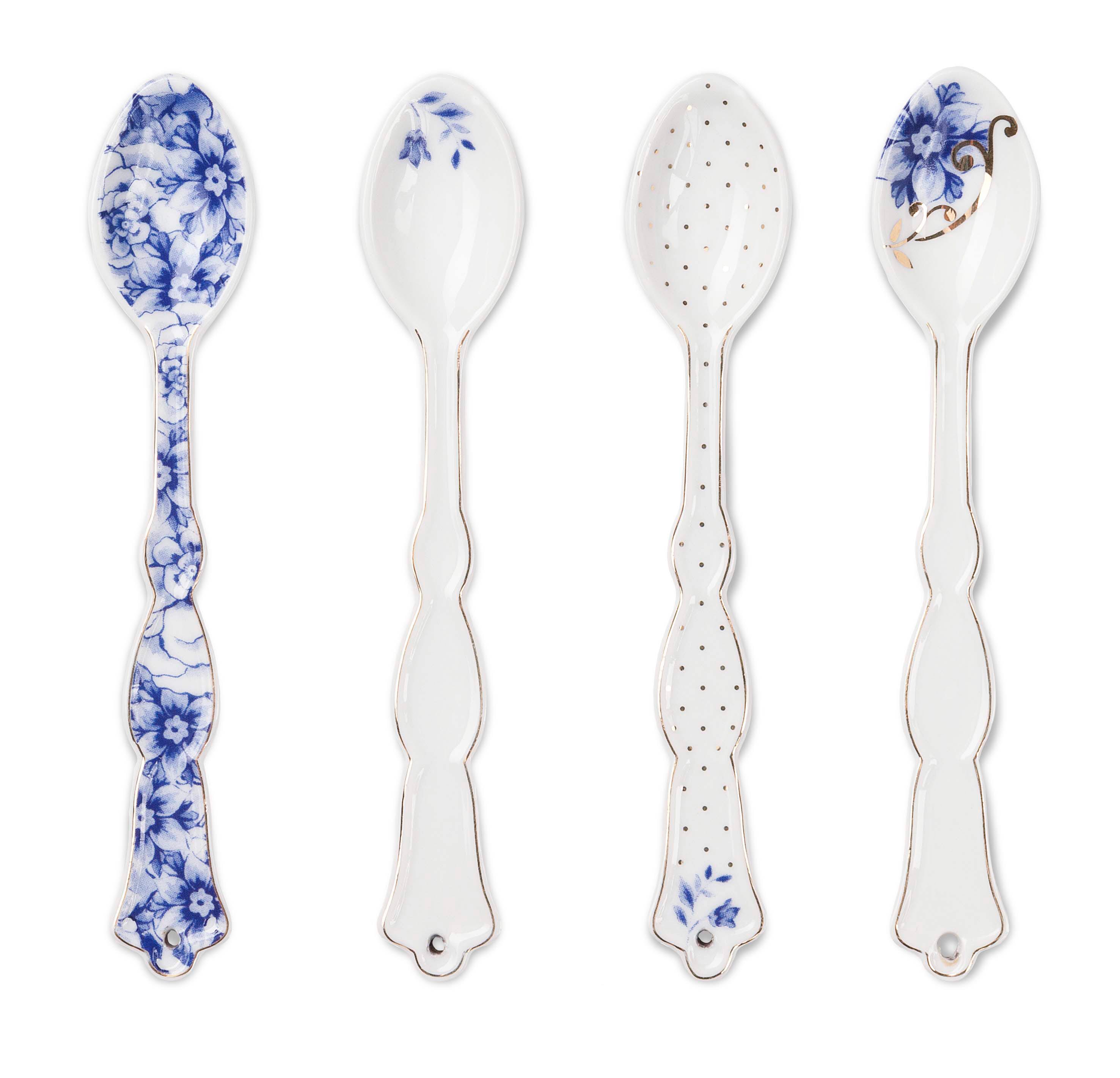 Royal White - Set 4 Teaspoons