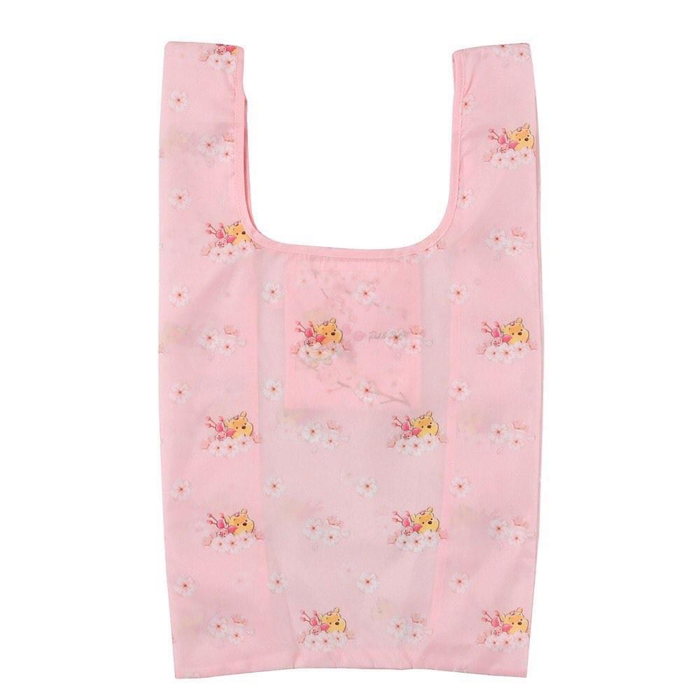 ♡disney japan- pooh & piglet eco bag sakura 2022 (pink)