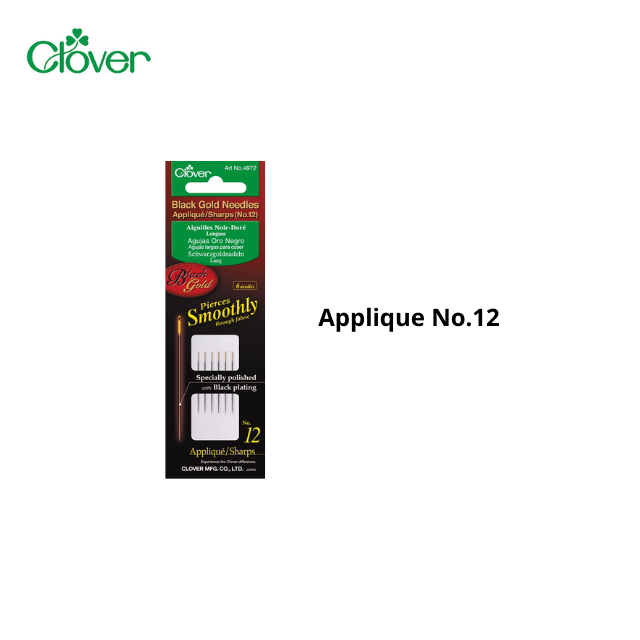 Clover เข็มแอปลิเค เบอร์ 12 รุ่น Black Gold