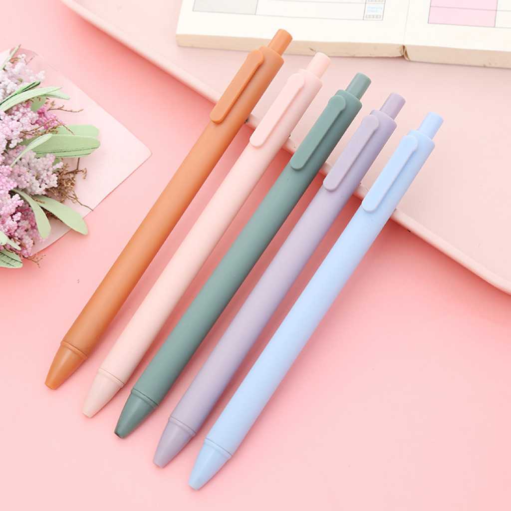 ปากกา Minimal Gel Pen ⭐️ ปากกาเจล แบบกด หมึกดำ 0.5 มม 0.5 mm mimisplan